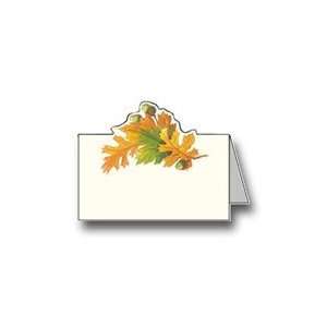  NRN LEAVES AND ACORNS Place Cards   3 1/2 x 2 3/4   100 Cards 