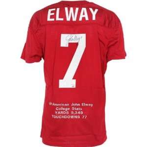  John Elway Autographed Jersey  Details Stanford Cardinal 