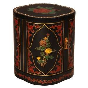  EXP Handmade Asian furniture 17 Black Lacquer Accent 