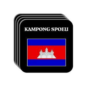  Cambodia   KAMPONG SPOEU Set of 4 Mini Mousepad Coasters 