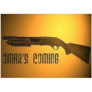   Omars Coming Shotgun Cool Cult TV Show Tshirt Medium 