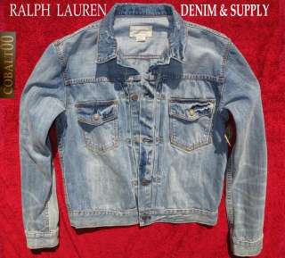 Ralph Lauren Denim & Supply Blue Jeans Denim Jacket XL NEW  