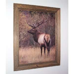   Poster Print Picture in Rope trimmed Pine Wood Frame 