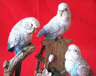 Stunning Budgerigar Figure New Xmas Budgie Birds Sale  