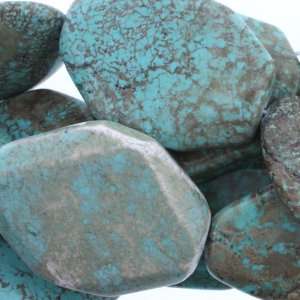 Dyed Blue Turquoise Magnesite  Nugget Plain   44mm Height, 33mm Width 