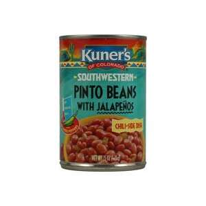  Kuners Pinto Beans with Jalapenos    15 oz Health 