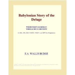  Babylonian Story of the Deluge (Websters German Thesaurus 