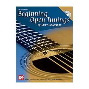  Beginning Open Tunings Book/CD Set Musical Instruments