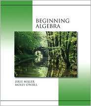 Beginning Algebra, (0072363711), Julie Miller, Textbooks   Barnes 