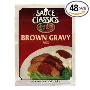 McCormick Brown Gravy Mix, 0.87 Ounce Units (Pack of 48)  