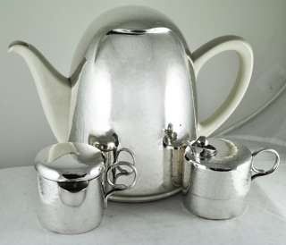 WMF Art Deco Tea Pot Set ARTS&CRAFTS Service Bauhaus Machine Age 