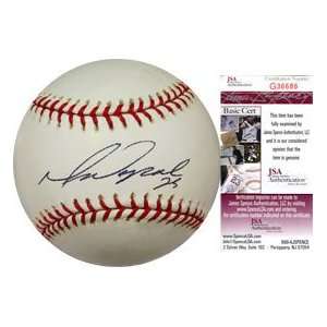 Mike Napoli Autographed Baseball