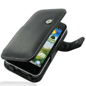   Leather Case for Huawei Honor U8860   Book Type (Black) Electronics