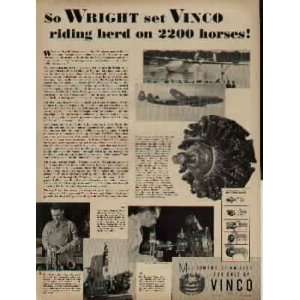   Radial Aircraft Engines.  1944 VINCO Precision Machinists Gauges