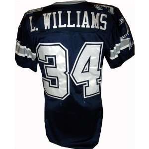  Lenny Williams #34 Cowboys Game Issued Navy Jersey (Tagged 