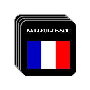  France   BAILLEUL LE SOC Set of 4 Mini Mousepad Coasters 