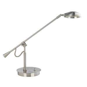  Balance Arm Brushed Nickel LED Desk Lamp