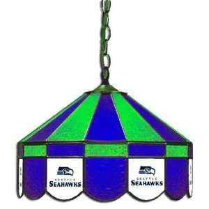  Seattle Seahawks 16in Pub/Bar Stained Glass Lamp/Light 