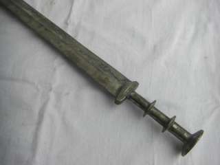 Chinese Antique unique Bronze Weapon Sword Rusted  