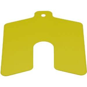  Plastic Slotted Shim, 0.020 x 3 x 3 (Pack of 20 