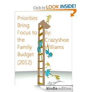 Priorities Bring Focus to the Family Budget (2012) Crazyshoe Williams 