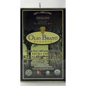 Olio Beato Extra Virgin 100% Organic Extra Virgin Olive Oil 2011, 3L 