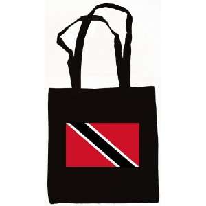 Trinidad and Tobago Flag Tote Bag Black 