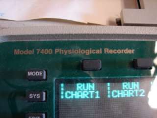ASTRO MED GRASS 7400 POLYGRAPH PHYSIOLOGICAL 4 Channel RECORDER  
