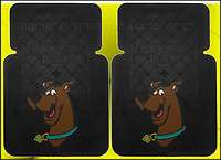 2PC SCOOBY TRIBAL STYLE FRONT RUBBER CAR SUV TRUCK FLOOR MATS  