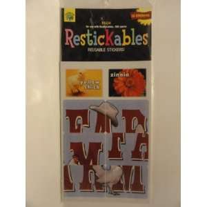  Restickables Farm for Use with Restickables ABC Poster 