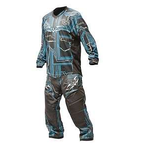 Valken 2012 Crusade Paintball Pants & Jersey Combo   Tron Blue  
