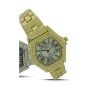  Ladies / Womens Figaro Milano Metal Rhinestone Wrist Watch 