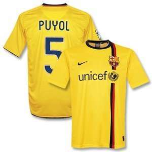  08 10 Barcelona 3rd Jersey + Puyol 5