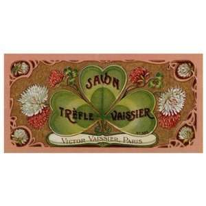  Trefle Vaissier Savon   Poster (12x6)