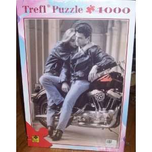  Trefl Puzzle 1000 Pieces Couple with Motorcycle Toys 