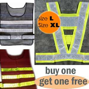 NEW High Safety Vest Security Visibility Reflective Running Walking 