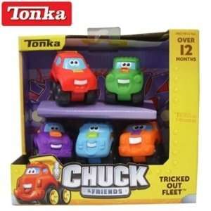 NEW Chuck & Friends Tricked Out Fleet/Tonka Fleet  