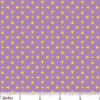 Little Yellow Triangles on Lilac