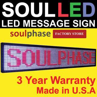 LED Programmable Sign Tri Color Display RWP 16x40  