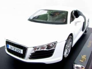 Maisto Audi R8 White 1/18 Diecast Cars New  
