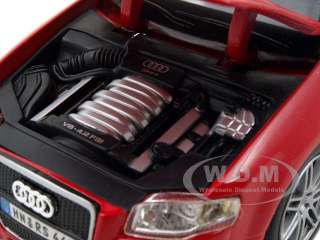 AUDI RS4 RED 124 DIECAST MODEL CAR  