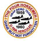 THE FOUR HORSEMENT DEMO TEAM PATCH, C 130As Y