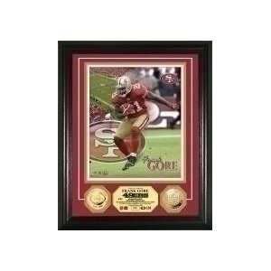   49ers Frank Gore 24KT Gold Coin Photo Mint