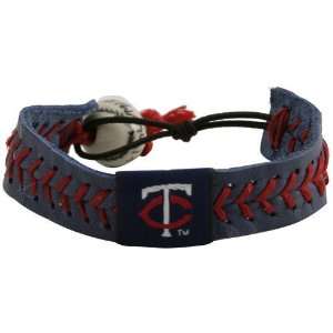    Minnesota Twins Navy Blue Baseball Bracelet