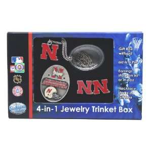  Nebraska Cornhuskers Jewelry Box (Trinket)   NCAA College 
