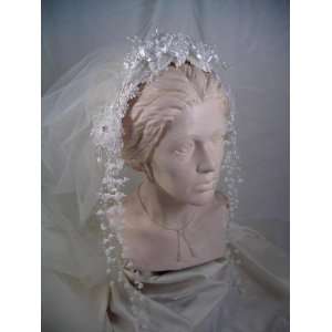  Elsie Massey #1581 Ladies Victorian Ivory Bridal Beaded 