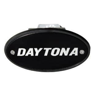    Daytona Black Receiver Hitch Cover Quality   Grey Logo Automotive