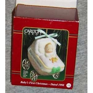  Carlton Cards Babys First Christmas Dated 1998 Kitchen 