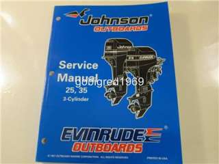 Evinrude Johnson Outboard Service Manual 1998 25 35 3cy  