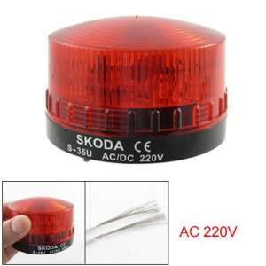 Traffic Industrial Strobe Red LED Signal Tower Stack Warning Light AC 